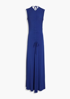 Paul Smith - Ruched jersey maxi dress - Blue - XS