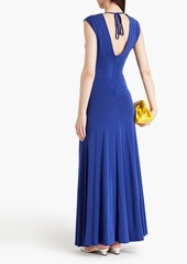 Paul Smith - Ruched jersey maxi dress - Blue - XS