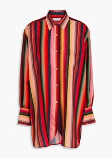 Paul Smith - Striped cady shirt - Red - IT 38