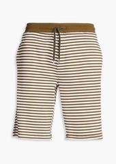 Paul Smith - Striped cotton and modal-blend shorts - Green - M