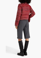 Paul Smith - Striped cotton-blend turtleneck sweater - Red - S