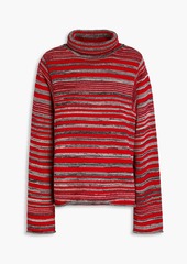 Paul Smith - Striped cotton-blend turtleneck sweater - Red - S