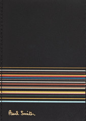 Paul Smith - Striped leather cardholder - Black - OneSize
