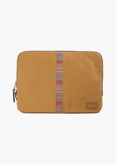 Paul Smith - Striped shell laptop case - Brown - OneSize