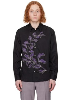 Paul Smith Black Embroidered Shirt