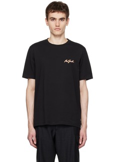 Paul Smith Black Embroidered T-Shirt