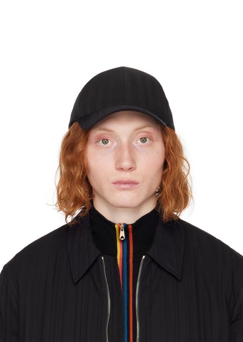 Paul Smith Black Shadow Stripe Cap