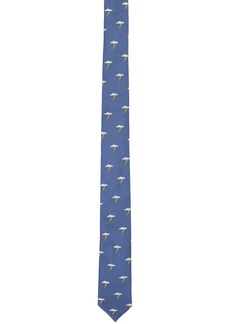 Paul Smith Blue Dinosaur Tie
