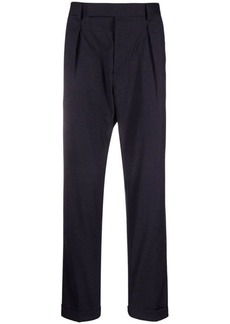 PAUL SMITH check-print wool trousers