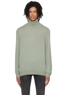 Paul Smith Green Roll Neck Sweater