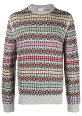 PAUL SMITH Intarsia wool blend jumper