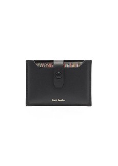 PAUL SMITH Logo leather credit card case