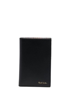 PAUL SMITH Logo leather credit card case