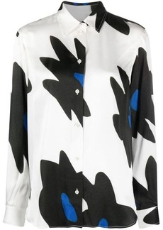 PAUL SMITH long-sleeve abstract-print shirt
