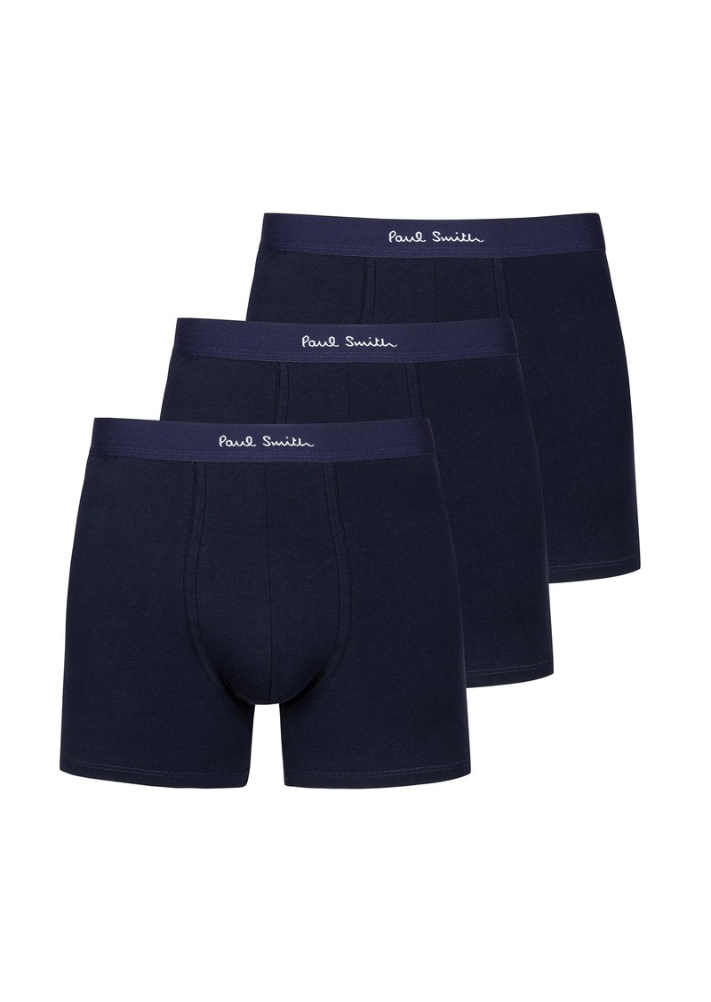 PS by Paul Smith Men's 3 Pack Long Boxer Briefs  Small