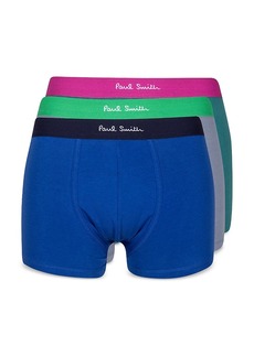Paul Smith Mixed Blue Trunks, Pack of 3
