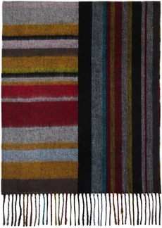 Paul Smith Multicolor Mixed Signature Stripe Scarf