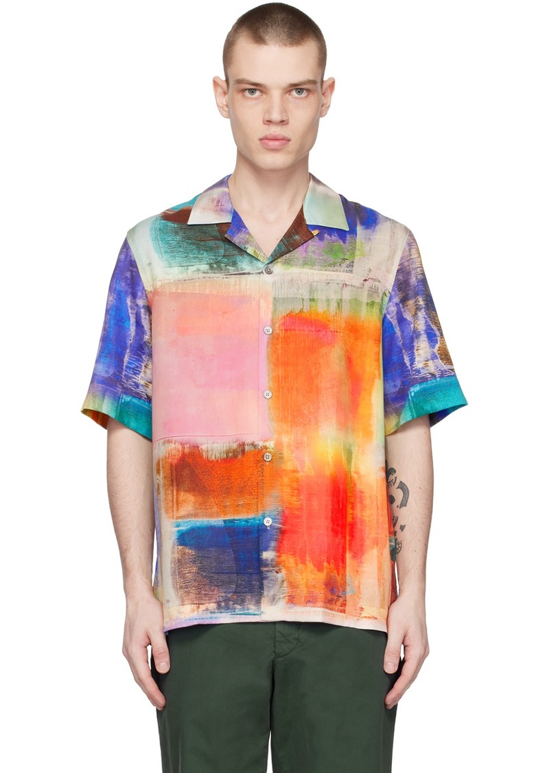 Paul Smith Multicolor Screen Print Shirt