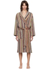 Paul Smith Multicolor Signature Stripe Robe