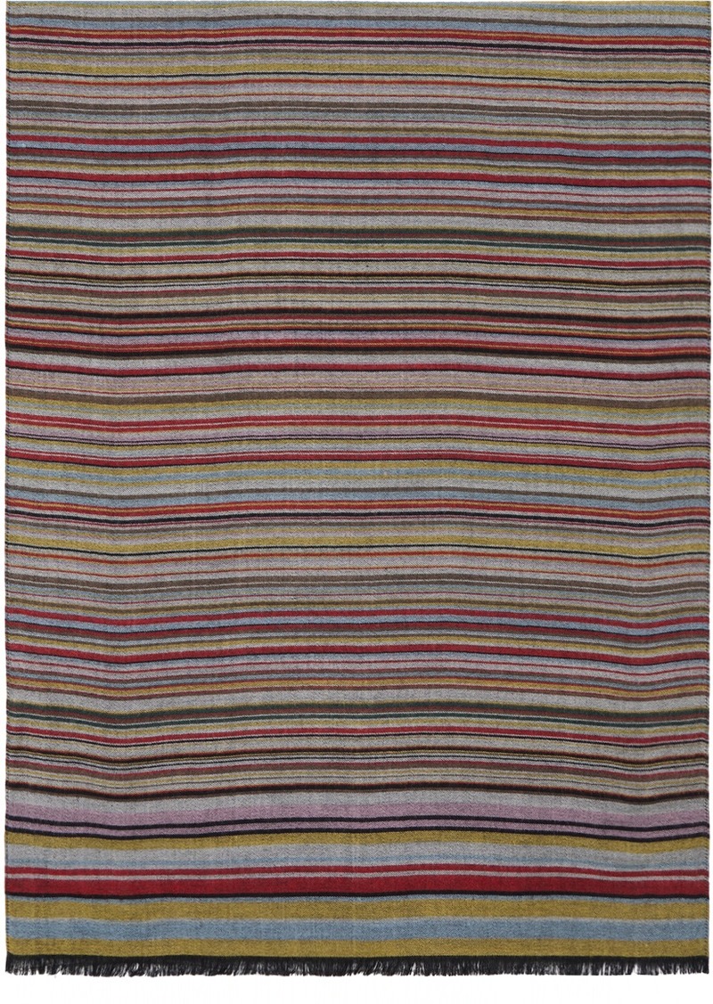 Paul Smith Multicolor Signature Stripe Scarf