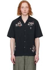 Paul Smith Navy Embroidered Shirt
