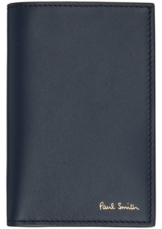 Paul Smith Navy Signature Stripe Credit Card Wallet