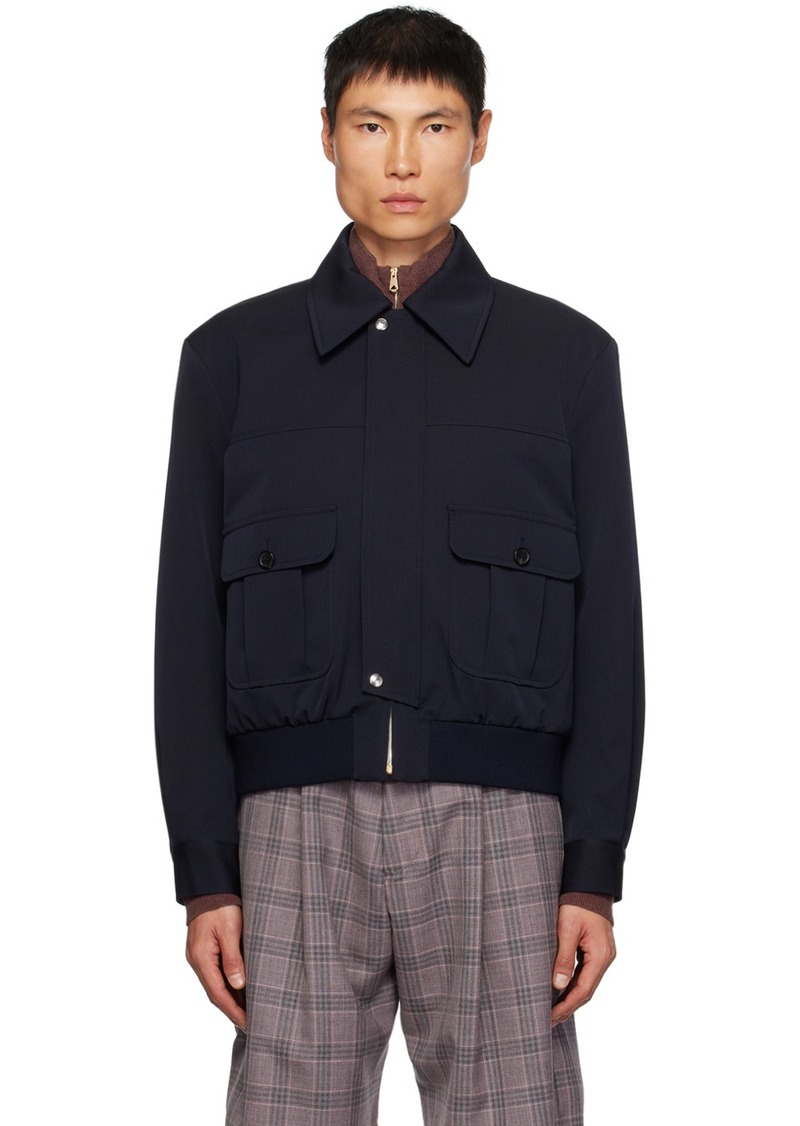 Paul Smith Navy Zip Jacket