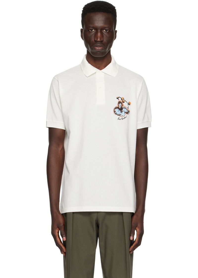Paul Smith Off-White Orchid Polo