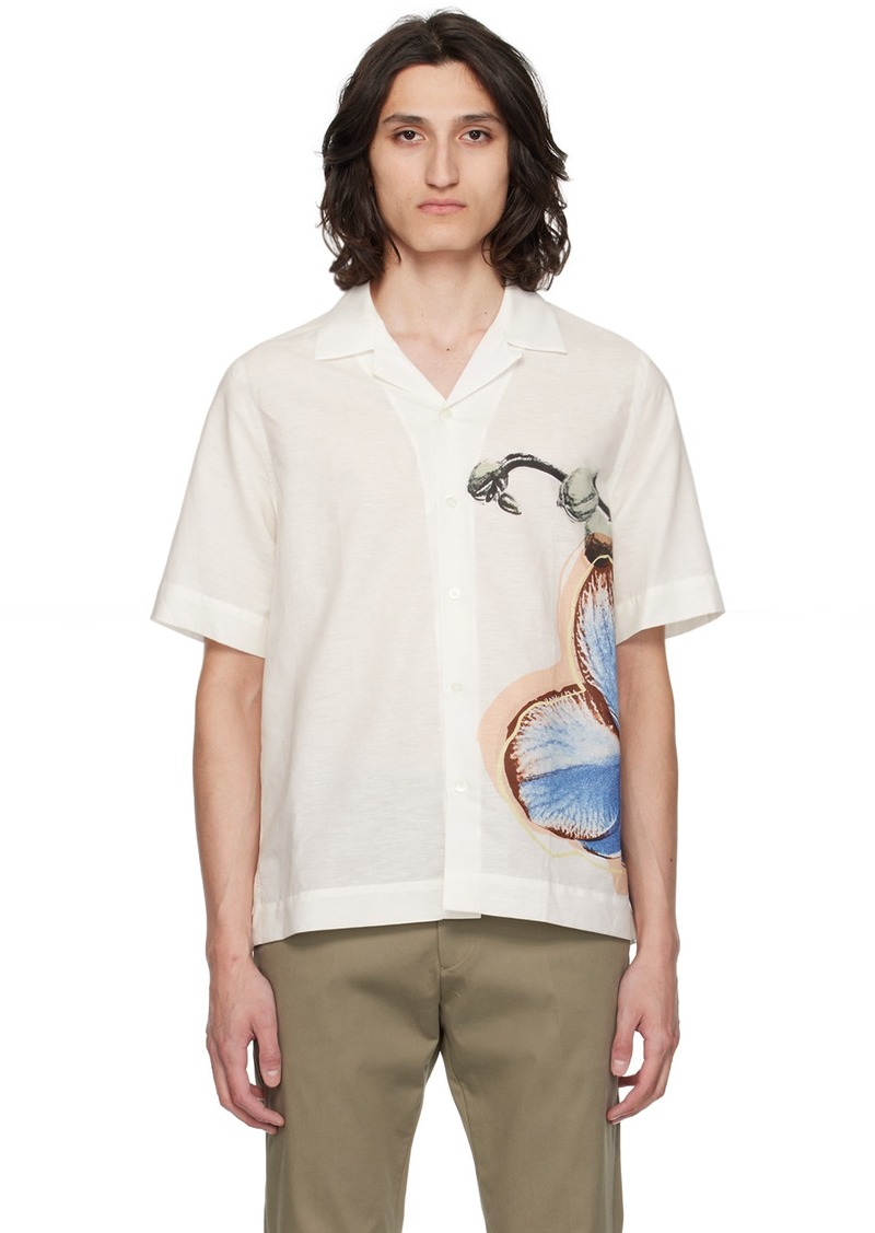 Paul Smith Off-White Orchid Shirt