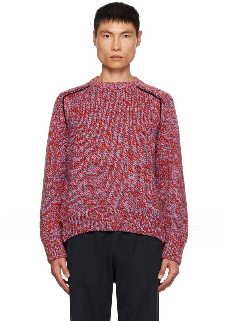 Paul Smith Orange & Purple Chunky Sweater