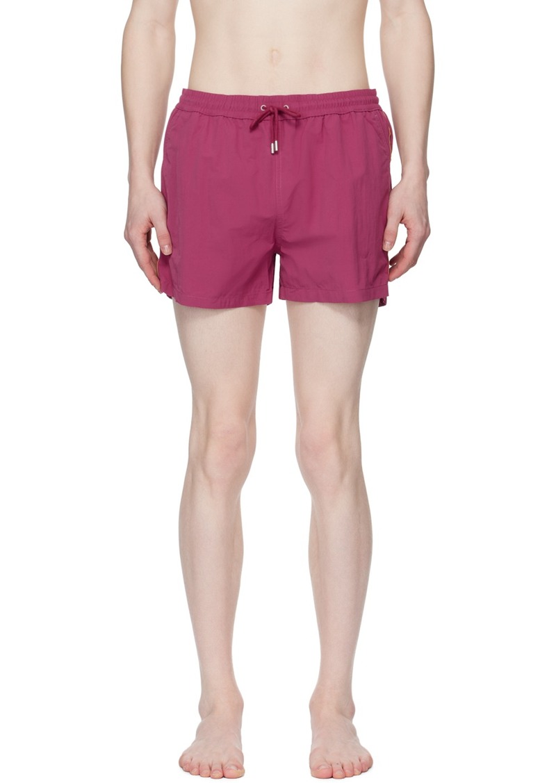 Paul Smith Purple Artist Stripe Swim Shorts