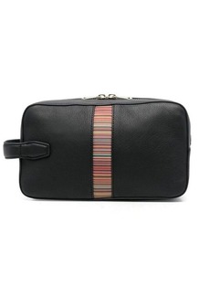 PAUL SMITH Signature Stripe leather beauty-case