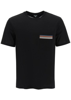 Paul smith 'signature stripe' pocket t-shirt