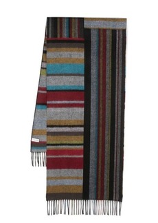 PAUL SMITH Signature Stripe wool scarf
