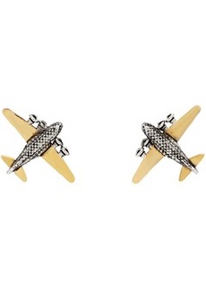 Paul Smith Silver & Gold Plane Cuff Links