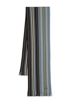 PAUL SMITH Spectrum Stripe wool scarf