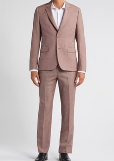 Paul Smith Tailored Fit Microcheck Wool & Mohair Suit