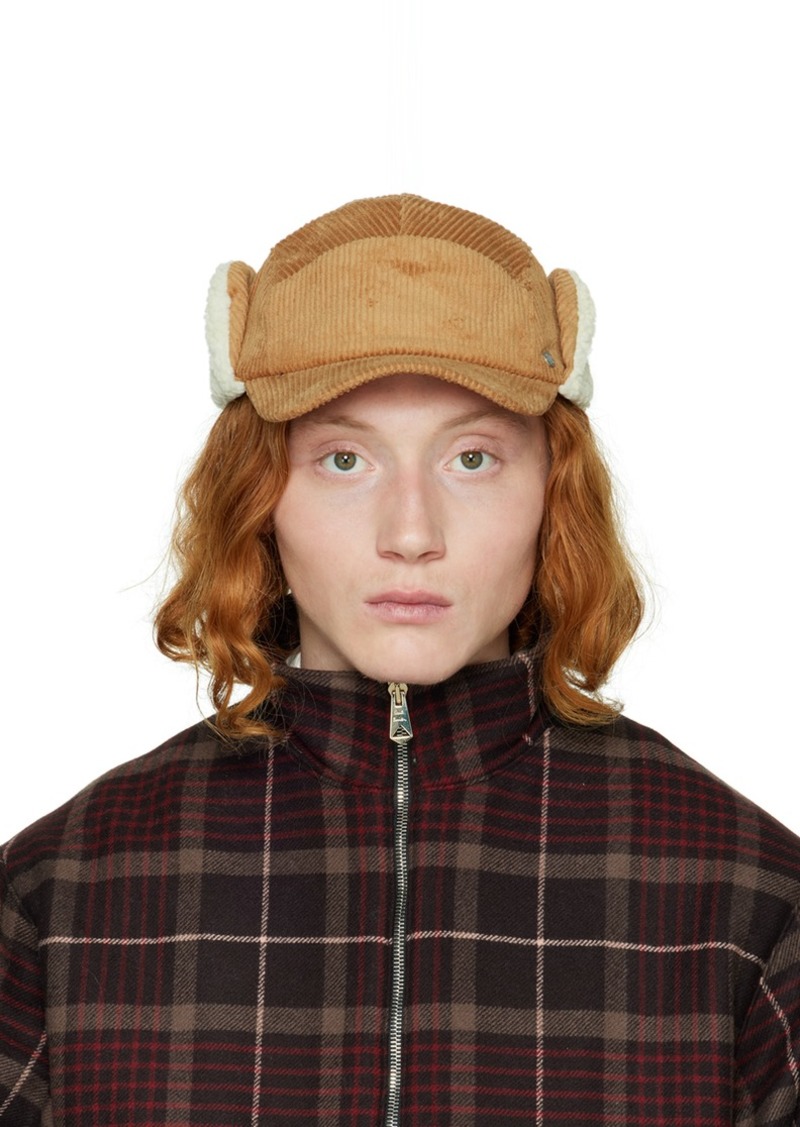 Paul Smith Tan Corduroy Cap