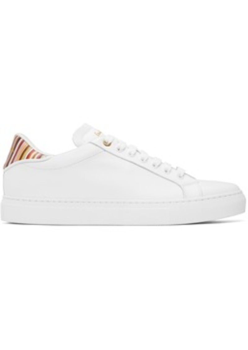 Paul Smith White Leather Beck Sneakers