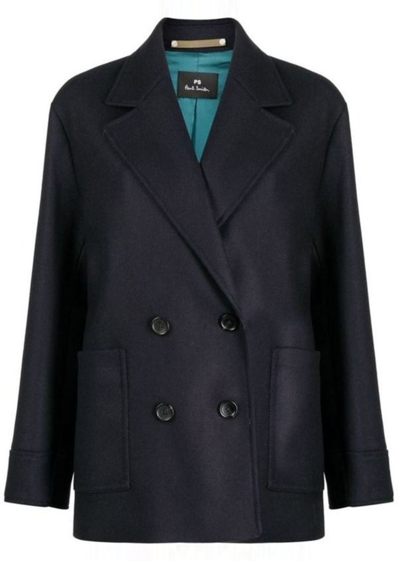 PAUL SMITH Wool and cashmere blend coat