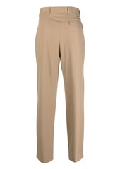 Paul Smith pleat-detail cotton straight-leg trousers