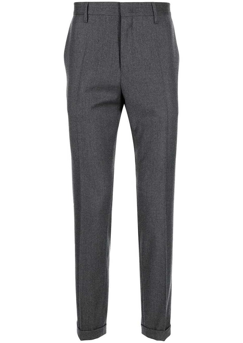 Paul Smith pressed-crease wool-blend tailored trousers