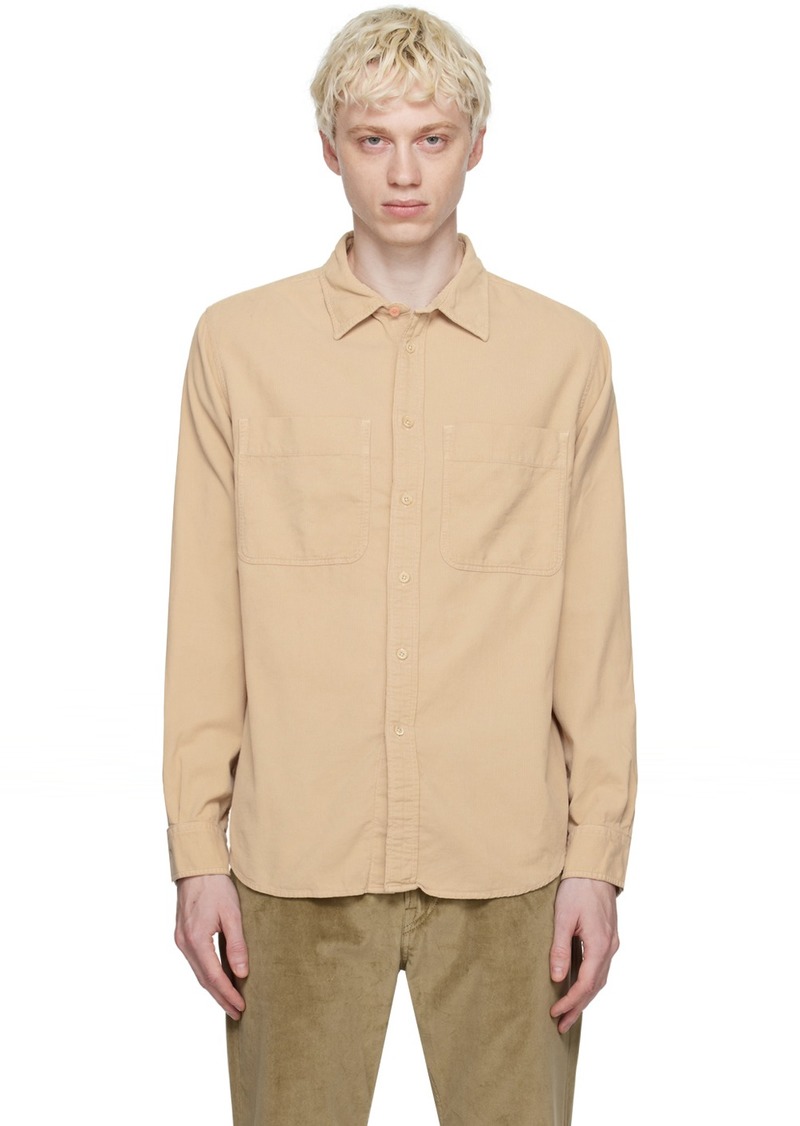 PS by Paul Smith Beige Patch Pocket Shirt