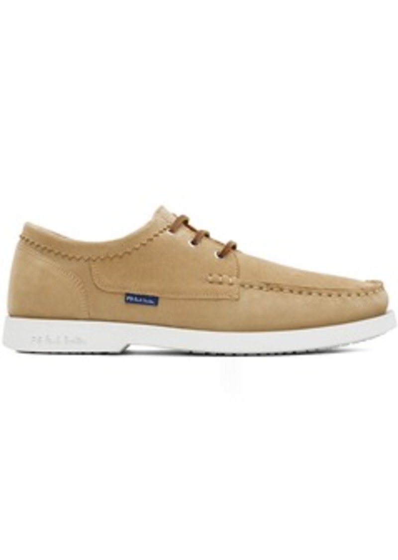 PS by Paul Smith Beige Pebble Boat Shoes