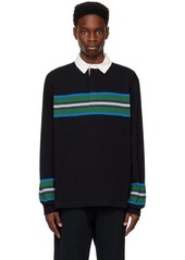 PS by Paul Smith Black Block Stripe Polo