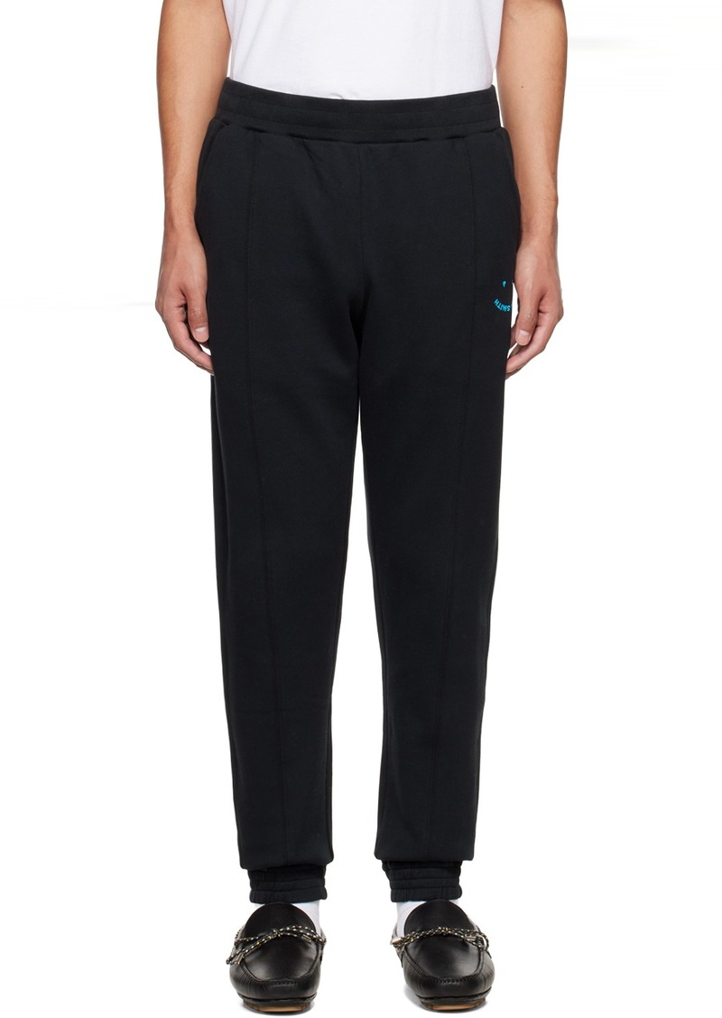 PS by Paul Smith Black Happy Lounge Pants