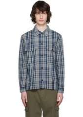 PS by Paul Smith Blue Button-Down Shirt