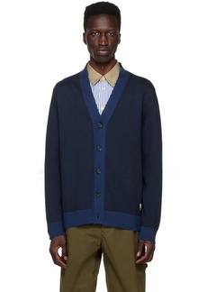 PS by Paul Smith Blue New Zebra Cardigan