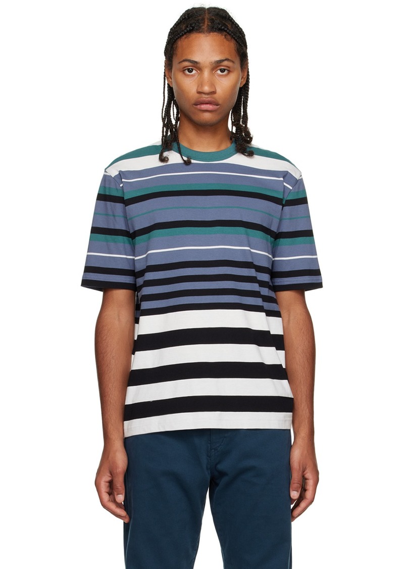 PS by Paul Smith Blue Stripe T-Shirt