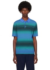 PS by Paul Smith Blue Striped Polo